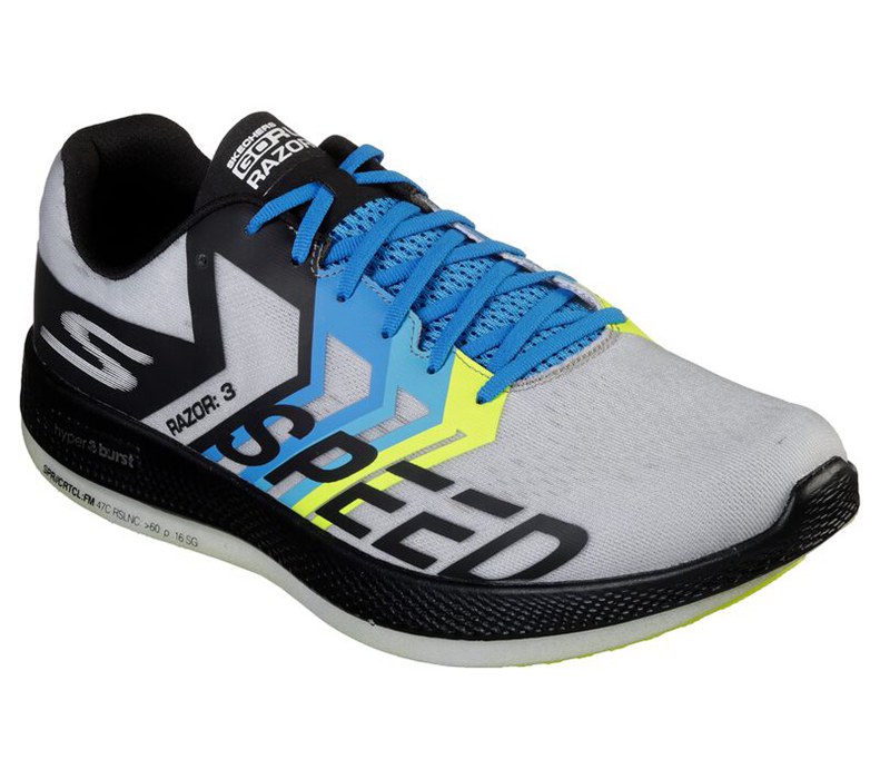 Skechers Herr Svarta/Gröna Sneakers - Gorun Razor 3 Hyper - Sverige (IEMUC-0325)